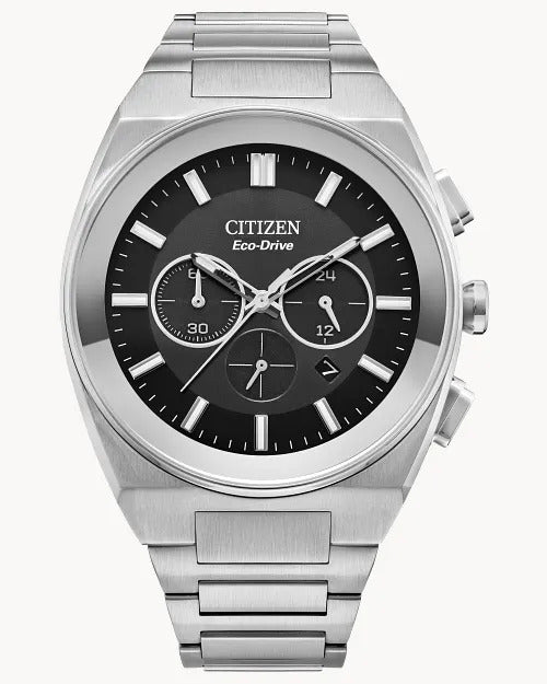 Citizen Axiom SC 43mm Eco-Drive Chronograph Watch 