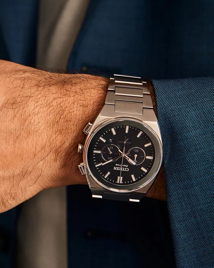 Citizen Axiom SC 43mm Eco-Drive Chronograph Watch 