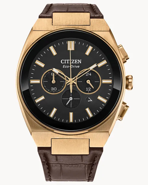 Citizen Axiom Sc 43mm Eco-Drive Stainless Steel Watch 