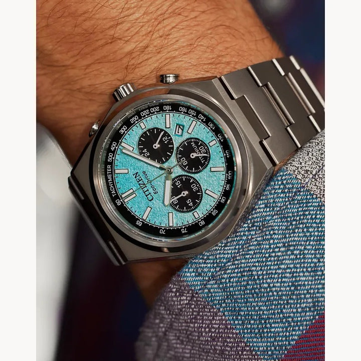 Citizen Zenshin Chrono Super Titanium 42.5mm Eco-Drive Watch. CA4610-85M