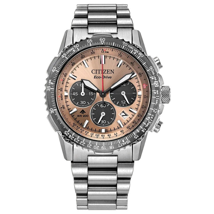 Citizen Promaster Navihawk 40mm Eco-Drive Stainless Steel Watch CA4664-60X