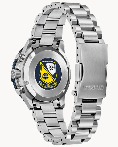 Citizen Promaster Navihawk Blue Angels Limited Edition 40mm Eco-Drive Chronograph Watch 