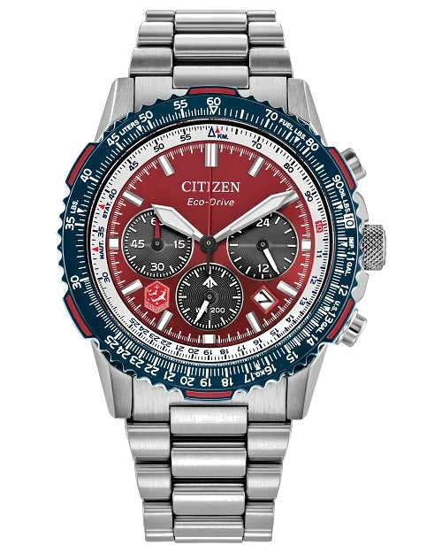 Citizen Promaster Navihawk Snowbirds 40mm Eco-Drive Chronograph Watch 
