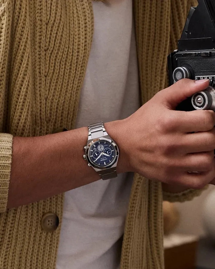 Citizen Zenshin Senkei 41mm Eco-Drive Super Titanium Watch 