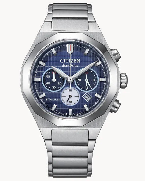 Citizen Zenshin Senkei 41mm Eco-Drive Super Titanium Watch 