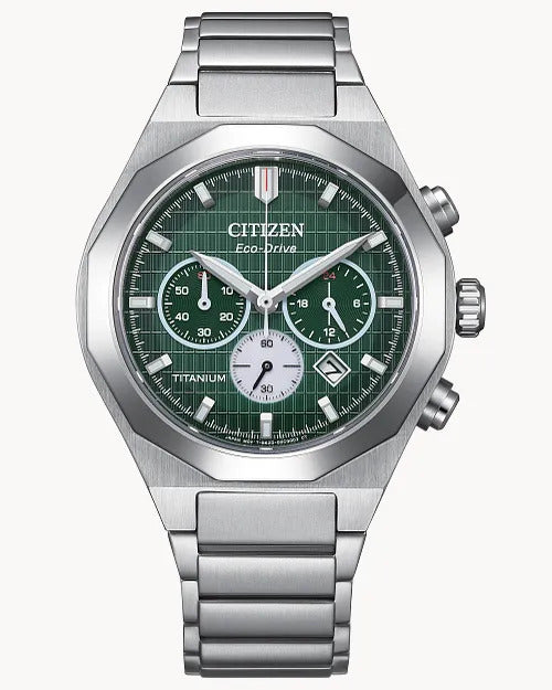 Citizen Zenshin Senkei 41mm Eco-Drive Super Titanium Watch 