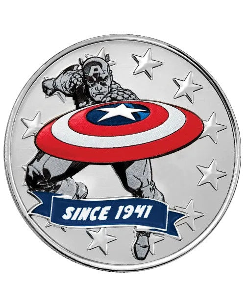 Citizen Captain America 85Th Anniversary 41mm Eco-Drive Stainless Steel Watch CA7046-46W