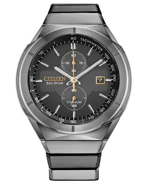 Citizen Super Titanium Armour 44mm Eco-Drive Chronograph Watch CA7058-55E