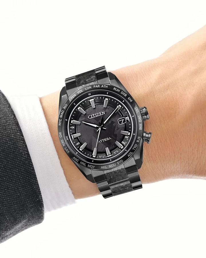 Citizen Attesa 40.6mm Eco-Drive Super Titanium Watch 