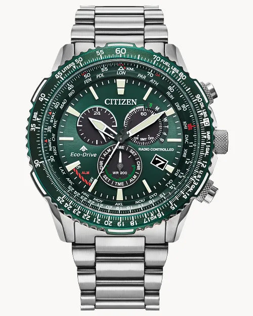 Citizen Promaster Air A-T 46mm Eco-Drive Stainless Steel Watch 