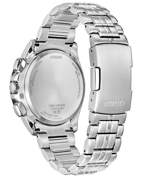 Citizen Perpetual Chrono A-T 43mm Eco-Drive Stainless Steel Watch 