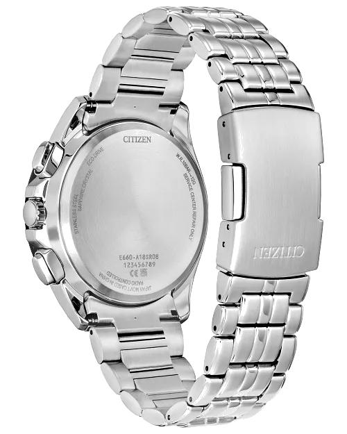 Citizen Perpetual Chrono A-T 43mm Eco-Drive Stainless Steel Watch 