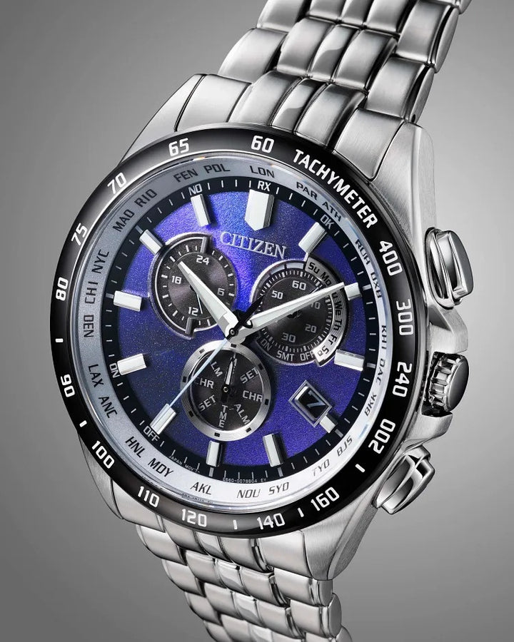 Citizen Perpetual Chrono A-T 43mm Eco-Drive Stainless Steel Watch 
