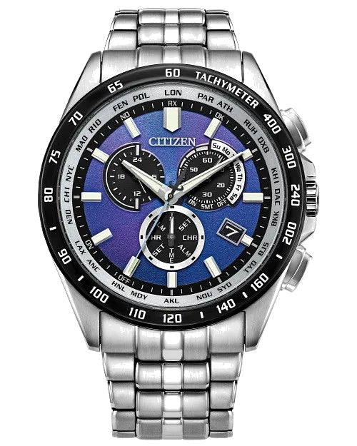 Citizen Perpetual Chrono A-T 43mm Eco-Drive Stainless Steel Watch 