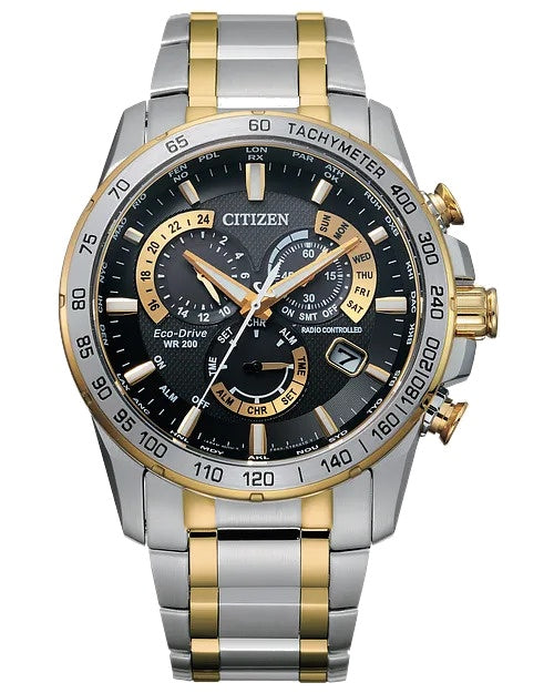 Citizen Perpetual Chrono A - T 42mm Eco-Drive Stainless Steel Watch CB5894-50E