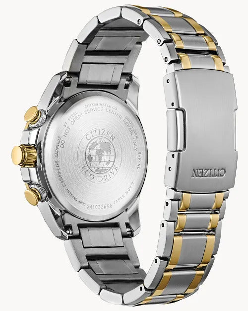 Citizen Perpetual Chrono A-T 42mm Eco-Drive Stainless Steel Watch 