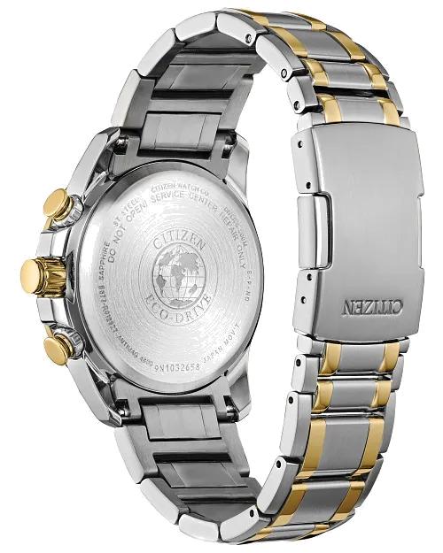 Citizen Perpetual Chrono A - T 42mm Eco-Drive Stainless Steel Watch CB5894-50E