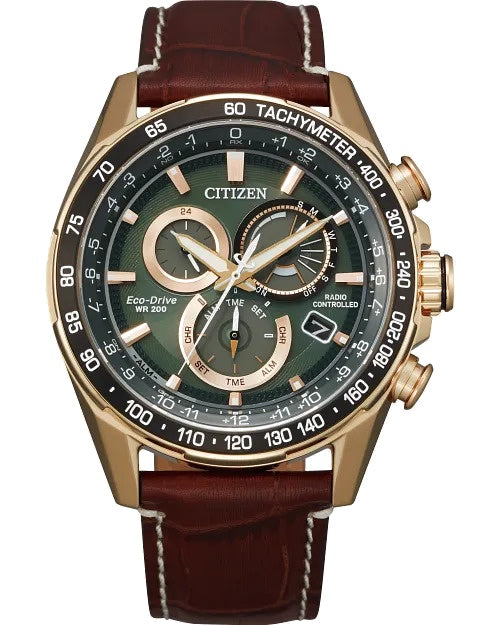 Citizen PCAT Radio Controlled 43MM Eco-Drive Watch 