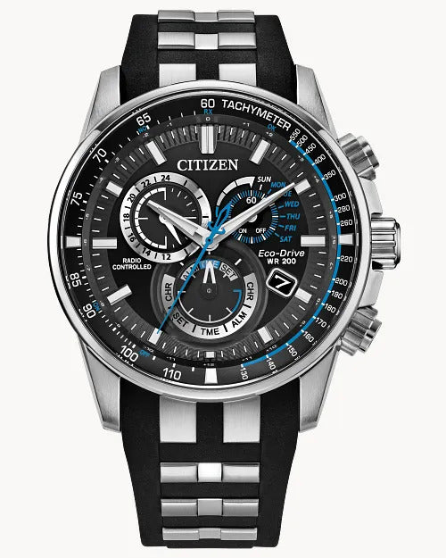 Citizen Perpetual Chrono A-T 43mm Eco-Drive Stainless Steel Watch 