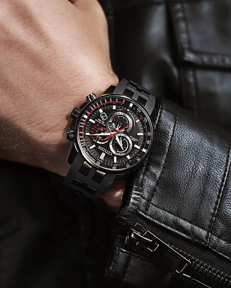 Citizen Perpetual Chrono A-T 43mm Eco-Drive Stainless Steel Watch 