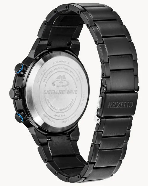 Citizen Satellite Wave Gps Freedom 44mm Eco-Drive Stainless Steel Watc