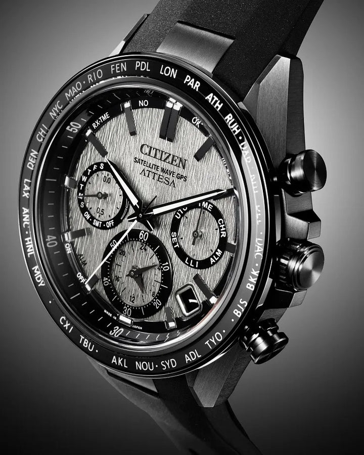 Citizen Attesa 44.5mm Eco-Drive Super Titanium Watch 