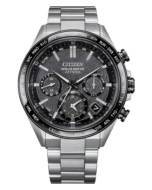 Citizen Attesa 44.6mm Eco-Drive Super Titanium Watch 