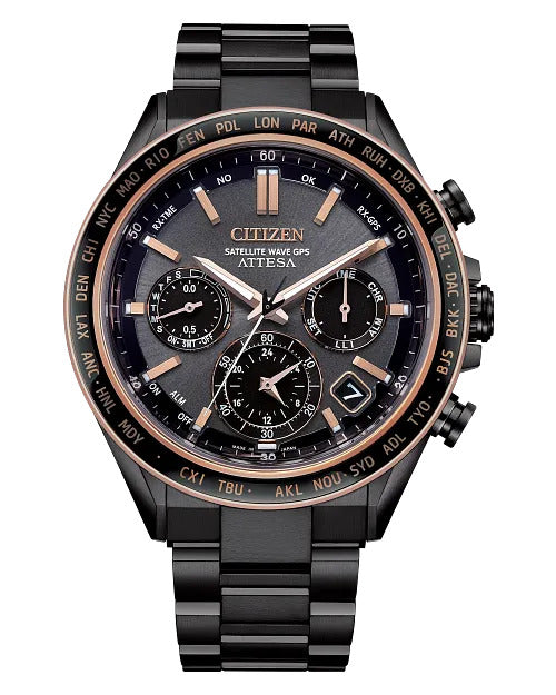 Citizen Attesa 44.6mm Eco-Drive Super Titanium Watch 
