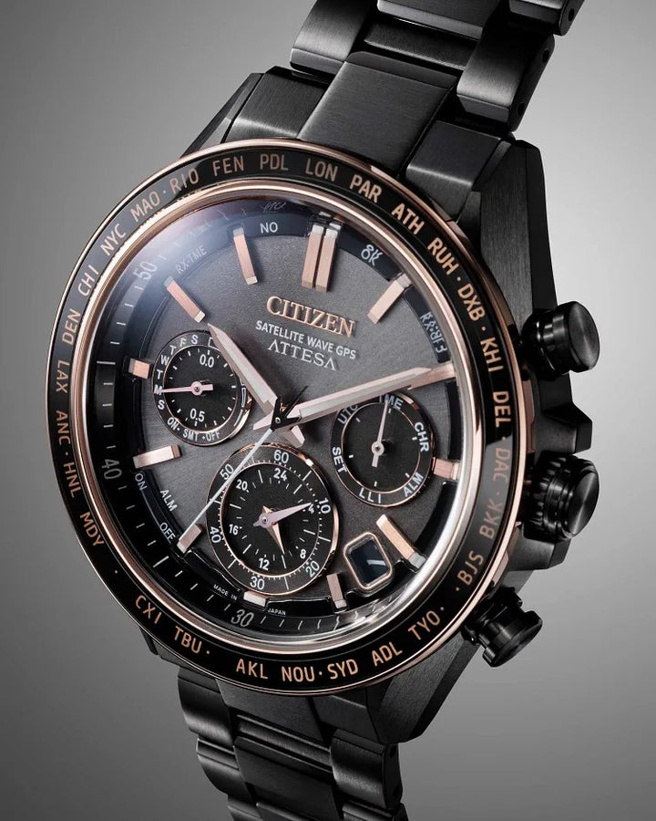 Citizen Attesa 44.6mm Eco-Drive Super Titanium Watch 