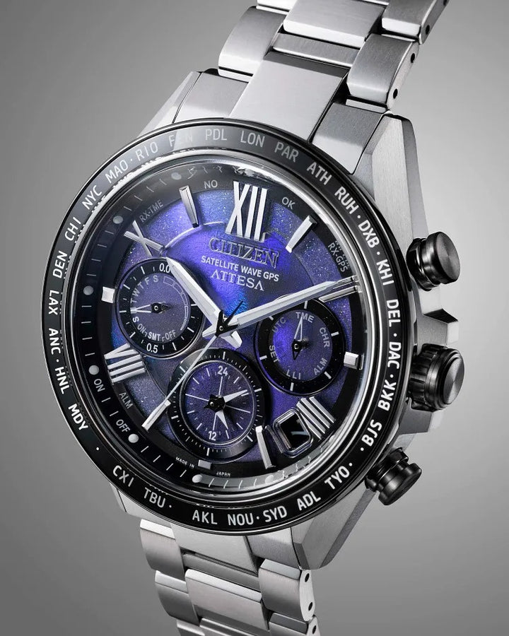 Citizen Attesa 44.6mm Eco-Drive Super Titanium Watch 