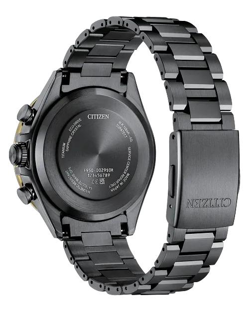 Citizen Attesa Light In Black 44.6mm Eco-Drive Super Titanium Watch 