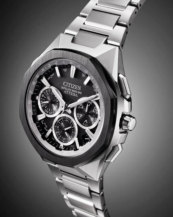 Citizen Attesa 43.2mm Eco-Drive Super Titanium Watch 