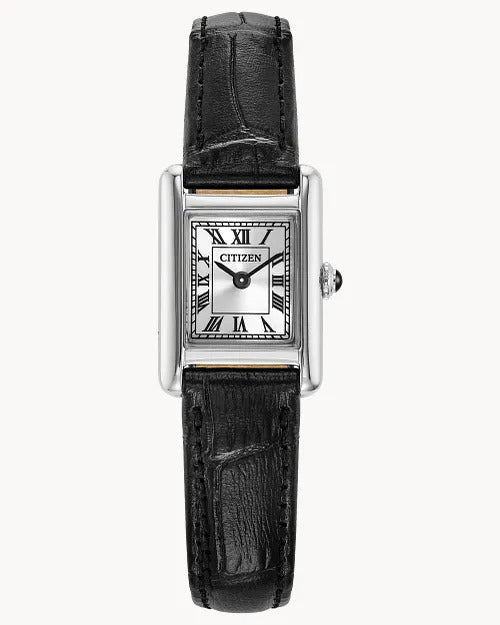 Citizen Fio Roma 17.3 x 24.5 mm Eco-Drive Stainless Steel Ladies Watch