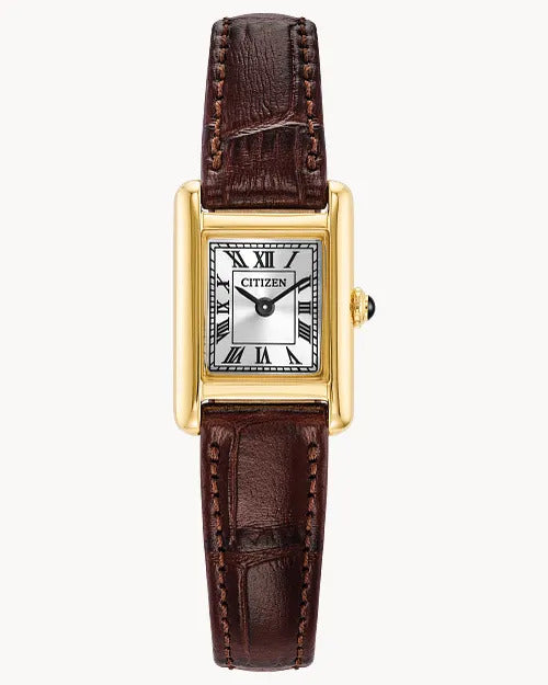 Citizen Fio Roma 17.3 x 24.5 mm Eco-Drive Stainless Steel Ladies Watch