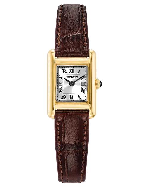 Citizen Fio Roma 17.3 x 24.5 mm Eco-Drive Stainless Steel Ladies Watch