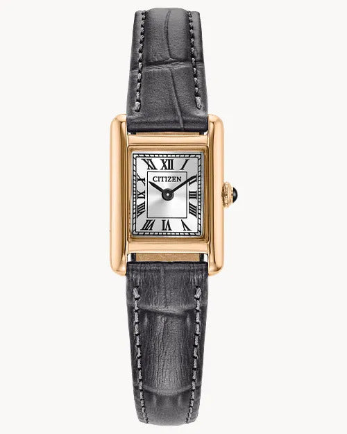 Citizen Fio Roma 17.3 x 24.5 mm Eco-Drive Stainless Steel Ladies Watch