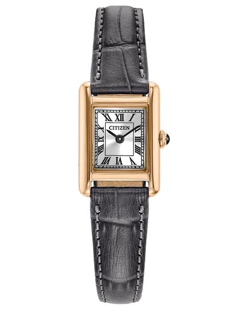 Citizen Fio Roma 17.3 x 24.5 mm Eco-Drive Stainless Steel Ladies Watch