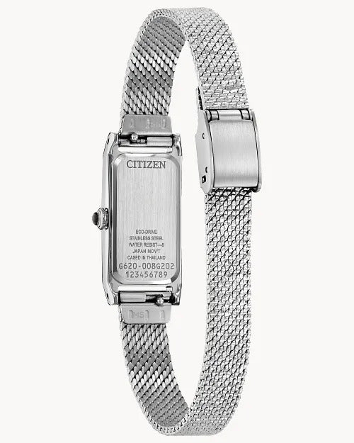 Citizen Fio 30.7 x 14.3 mm Eco-Drive Stainless Steel Ladies Watch 