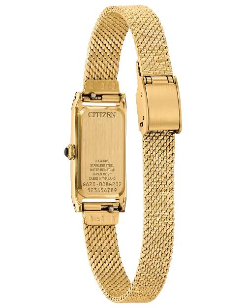 Citizen Fio 30.7 x 14.3 mm Eco-Drive Stainless Steel Ladies Watch 