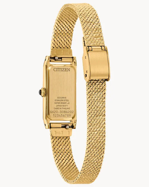 Citizen Fio 30.7 x 14.3 mm Eco-Drive Stainless Steel Ladies Watch 