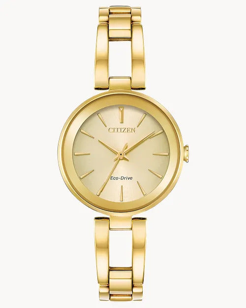 Citizen Axiom 28 mm Eco-Drive Stainless Steel Ladies Watch 