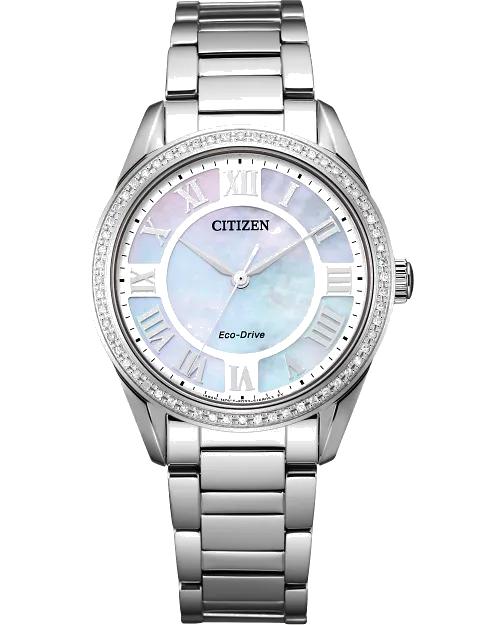 Citizen Fiore 32 mm Eco-Drive Stainless Steel Ladies Watch 