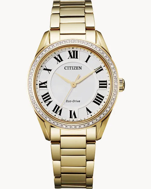 Citizen Fiore 32 mm Eco-Drive Stainless Steel Ladies Watch 