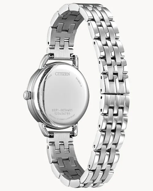Citizen Classic Coin Edge 29 mm Eco-Drive Stainless Steel Ladies Watch
