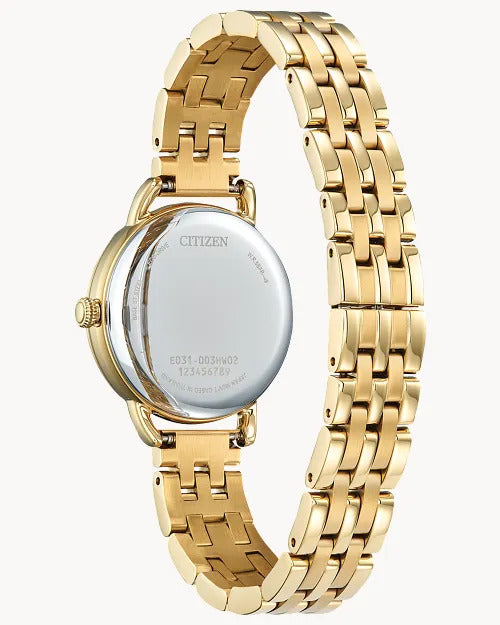 Citizen Classic Coin Edge 29 mm Eco-Drive Stainless Steel Ladies Watch