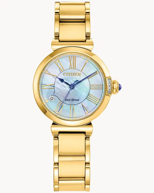Citizen L Mae 29.5 mm Eco-Drive Stainless Steel Ladies Watch 