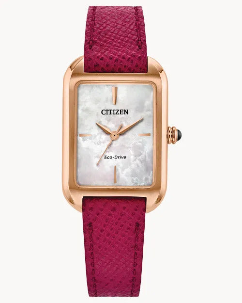 Citizen Dress Classic 23.5 x 27 mm Eco-Drive Stainless Steel Ladies Wa