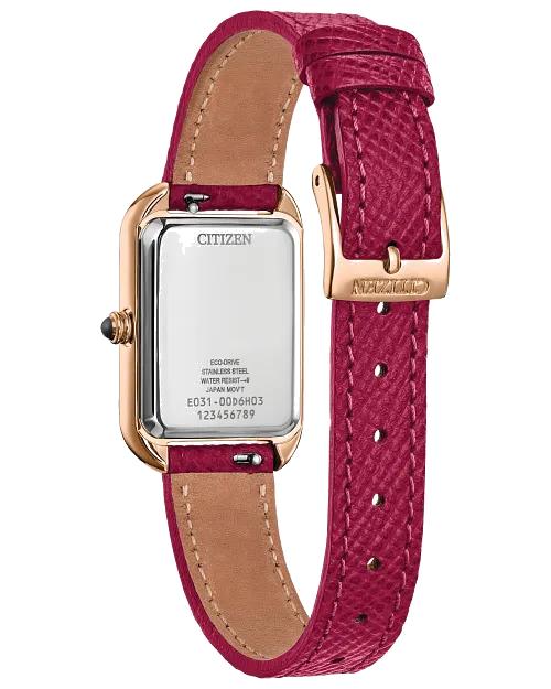 Citizen Dress Classic 23.5 x 27 mm Eco-Drive Stainless Steel Ladies Wa