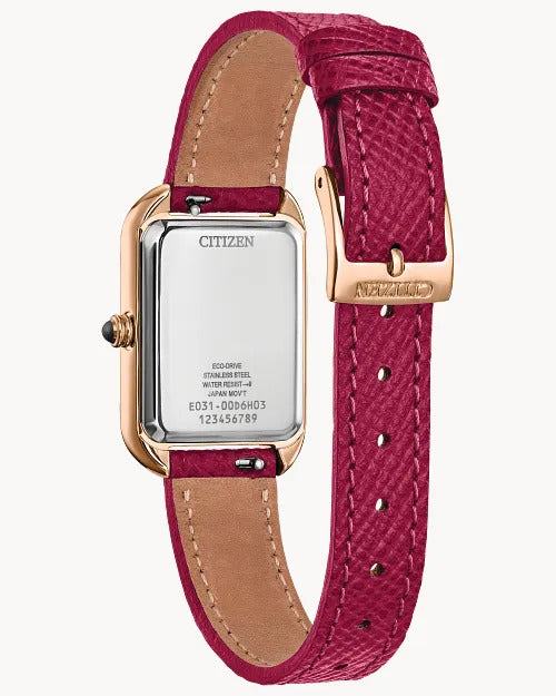 Citizen Dress Classic 23.5 x 27 mm Eco-Drive Stainless Steel Ladies Wa
