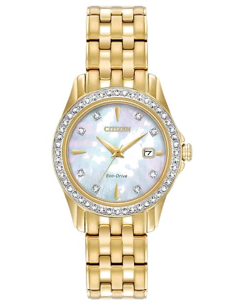 Citizen Silhouette Crystal 29 mm Eco-Drive Stainless Steel Ladies Watc